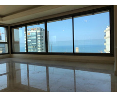 Open partial sea view new apartment ras beirut 290m